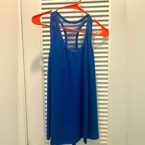 royal blue athletic tank